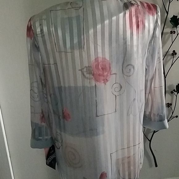 Mint Green Top by R & M Richards - Picture 5 of 7